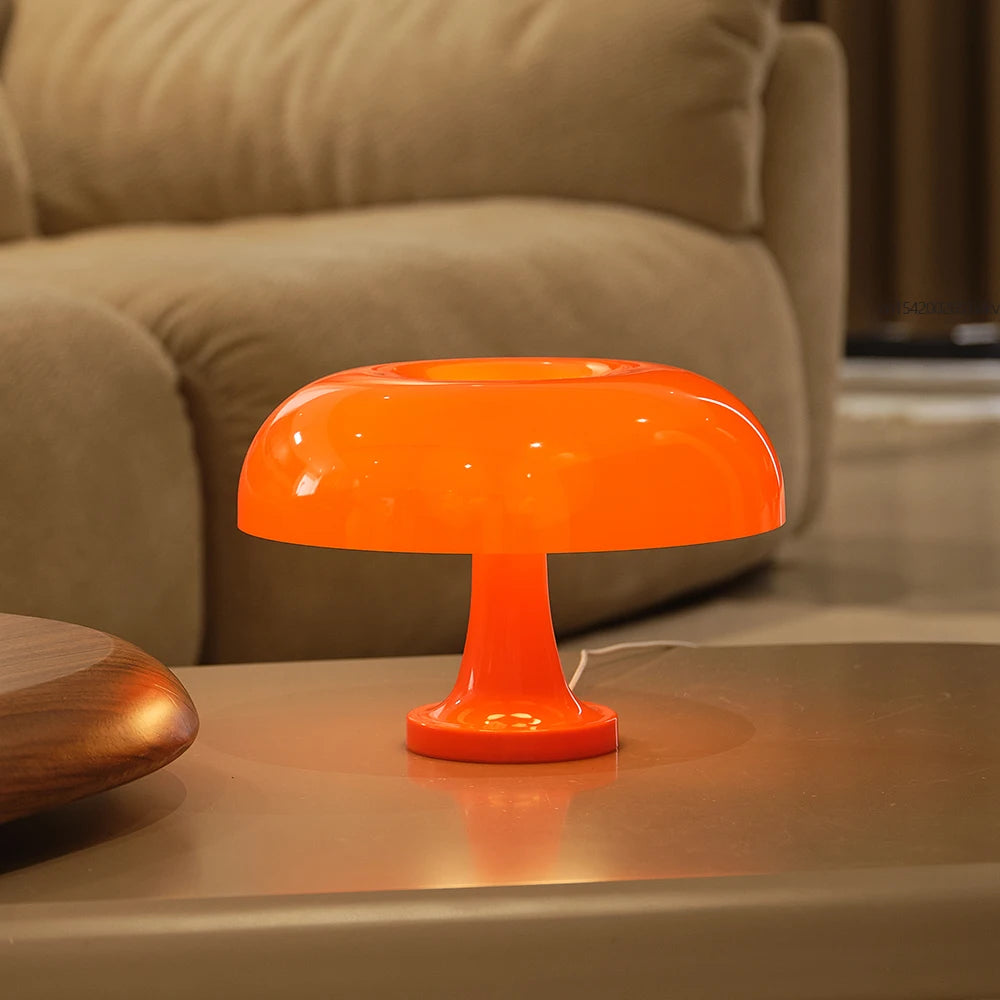 Danish Mushroom Table Lamp – Minimalist Bedside Light