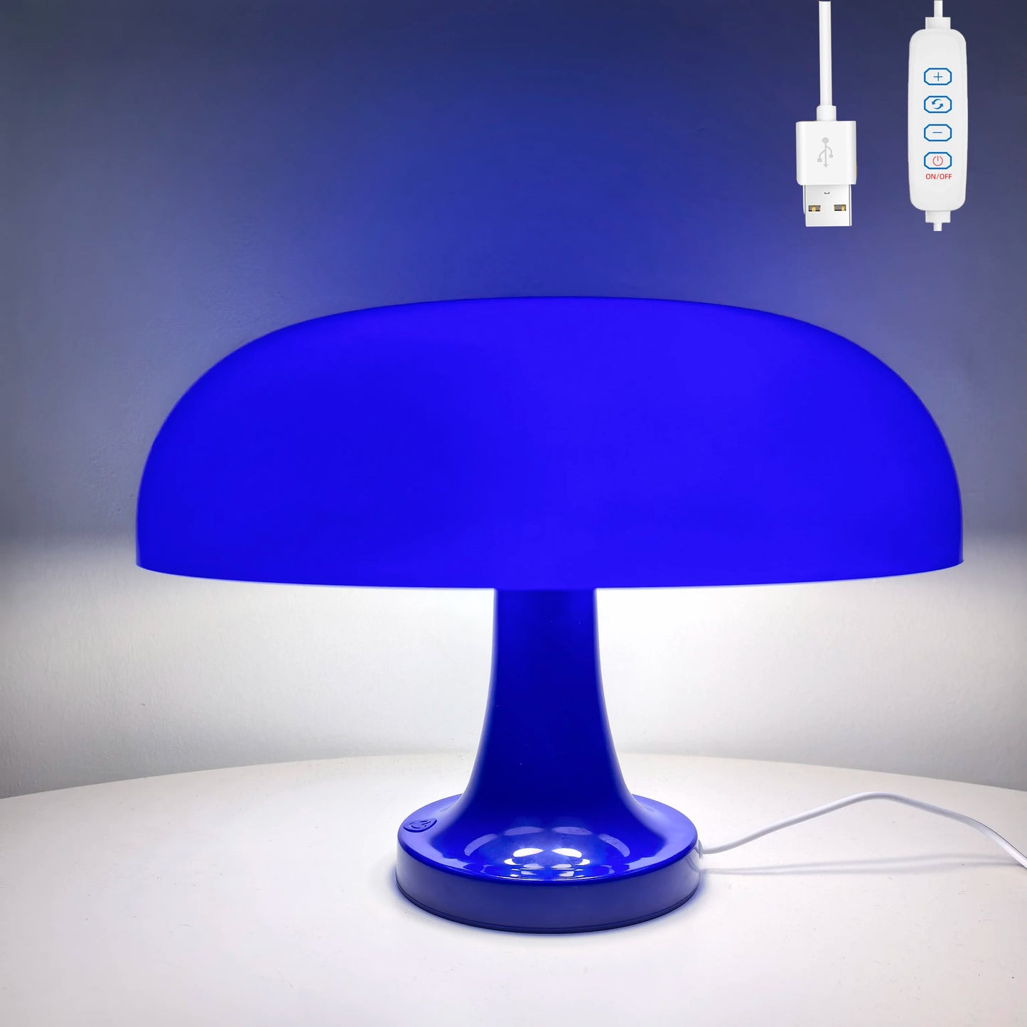 Danish Mushroom Table Lamp – Minimalist Bedside Light