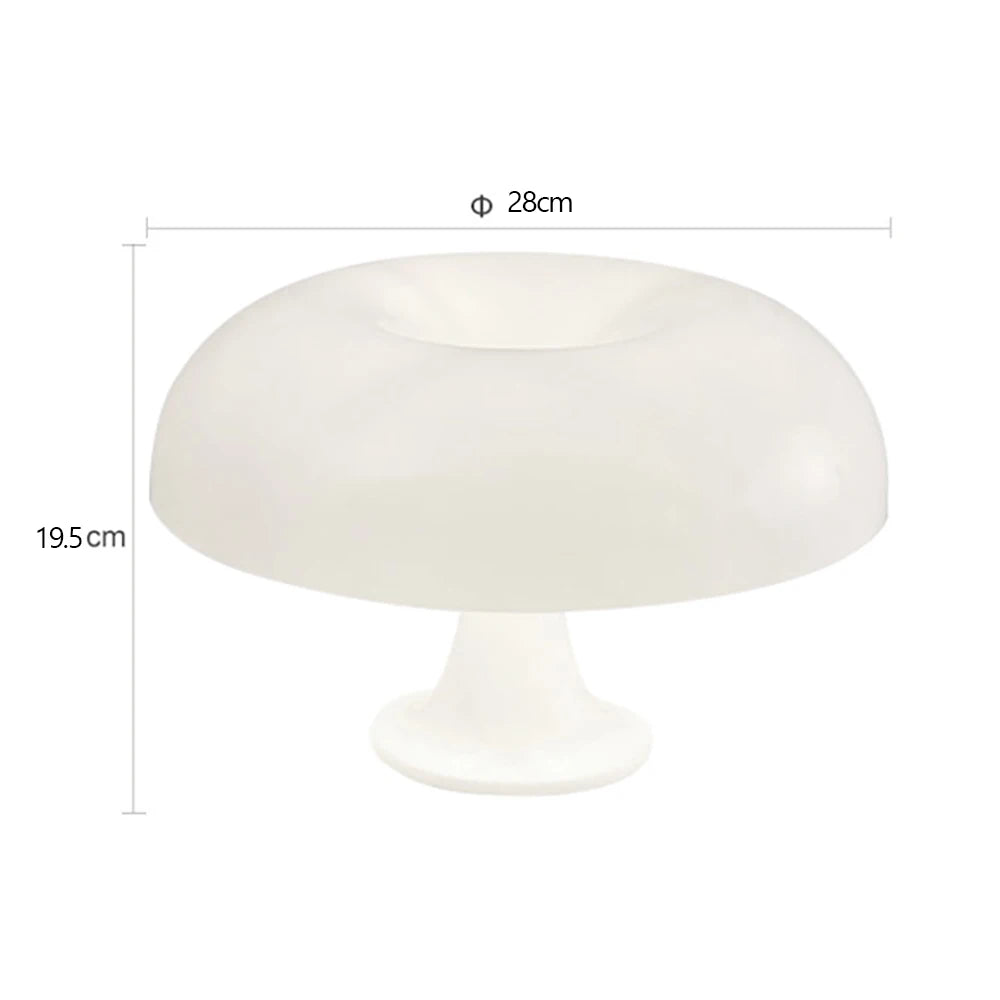 Danish Mushroom Table Lamp – Minimalist Bedside Light