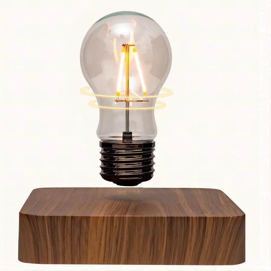 Magnetic Levitation Lamp – Floating Glass LED Bulb for Home & Office Desk Decoration, Novelty Table Night Light